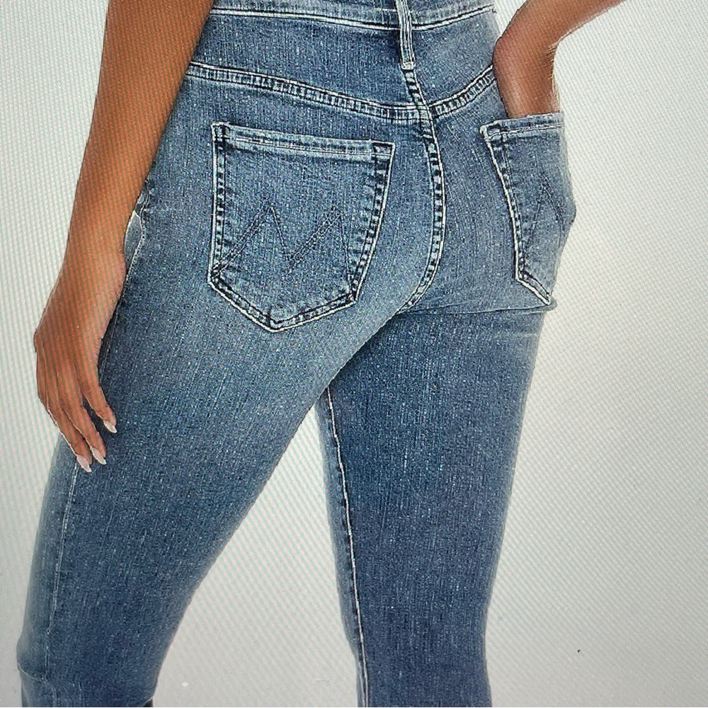 MOTHER Jeans size 24 The Pixie Insider Ankle The Group Bathing Wash Button Fly - Picture 3 of 16